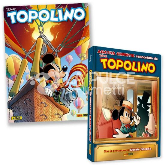 TOPOLINO LIBRETTO # 3659 + TOPOLIBRO AGATHA CHRISTIE RACCONTATA DA TOPOLINO