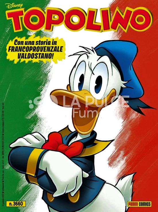 TOPOLINO LIBRETTO #  3660 - I DIALETTI - VERSIONE VALLE D'AOSTA (FRANCOPROVENZALE VALDOSTANO)