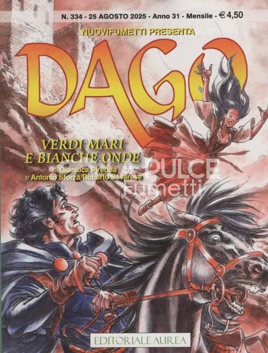 DAGO ANNO 31 # 8/334 : VERDI MARI E BIANCHE ONDE