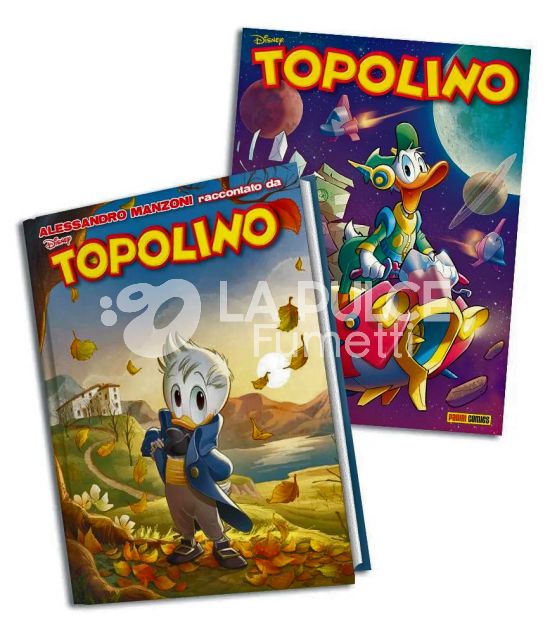 TOPOLINO LIBRETTO # 3667 + TOPOLIBRO ALESSANDRO MANZONI RACCONTATO DA TOPOLINO