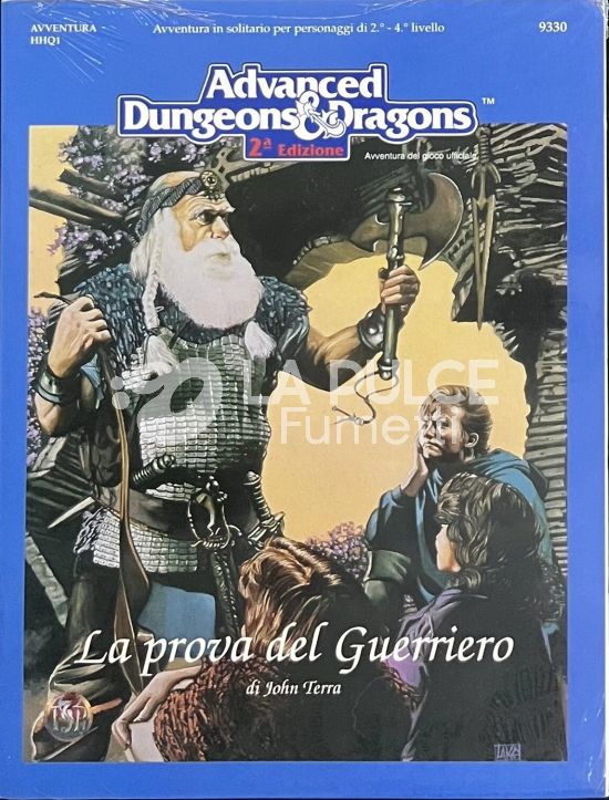 ADVANCED DUNGEONS E DRAGONS 2A EDIZIONE - LA PROVA DEL GUERRIERO ( AVVENTURA DEL GIOCO UFFICIALE )