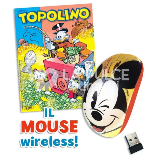 TOPOLINO LIBRETTO #  3671/3672 + MOUSE E MOUSEPAD DI TOPOLINO