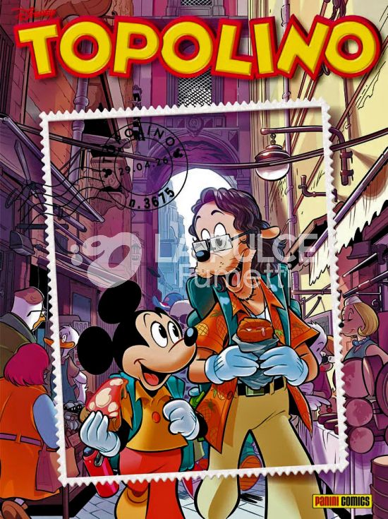 TOPOLINO LIBRETTO #  3675 - VARIANT NAPOLI COMICON 2026 - GIUSEPPE CAMUNCOLI