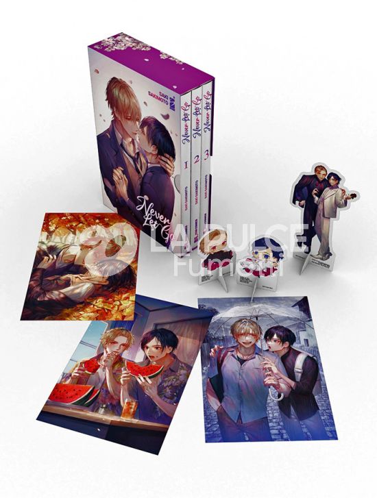 QUEER LABEL #    46 - NEVER LET GO - BOX COMPLETO - VOLUMI 1-2-3