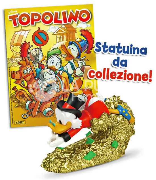 TOPOLINO LIBRETTO #  3677 + STATUINA DI ZIO PAPERONE