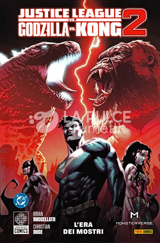 DC COLLECTION INEDITO - JUSTICE LEAGUE VS. GODZILLA VS. KONG # 2: L'ERA DEI MOSTRI