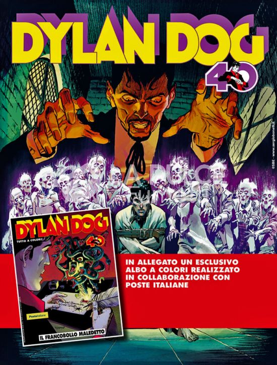 DYLAN DOG ORIGINALE # 478: HARLECH ASYLUM + INSERTO A COLORI IL FRANCOBOLLO MALEDETTO