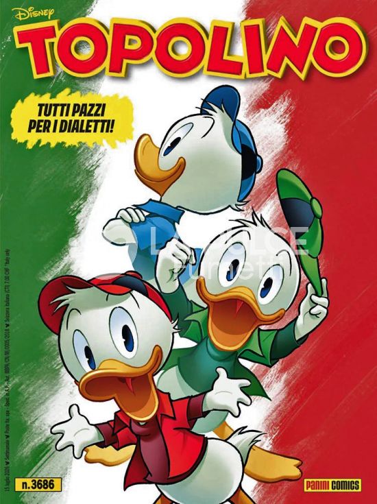 TOPOLINO LIBRETTO #  3686 - I DIALETTI - VERSIONE NAZIONALE