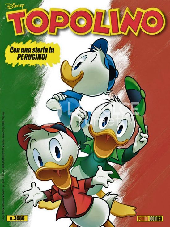 TOPOLINO LIBRETTO #  3686 - I DIALETTI - VERSIONE UMBRIA (PERUGINO)