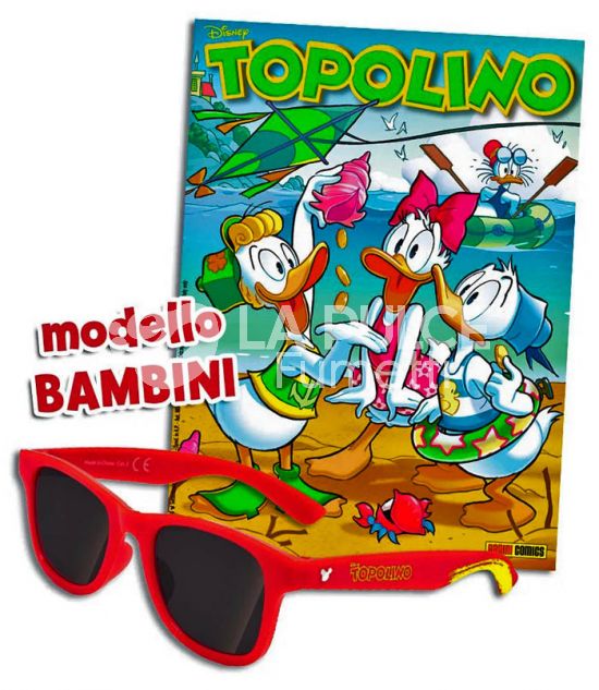 TOPOLINO LIBRETTO # 3687 + OCCHIALI DA SOLE DI TOPOLINO TAGLIA BAMBINO