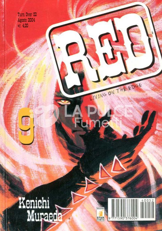 TURN OVER #    52 - RED LIVING ON THE EDGE  9