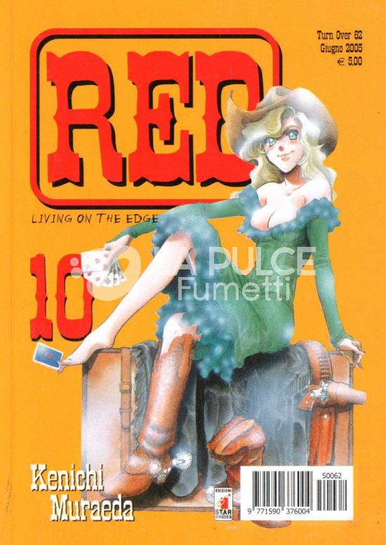 TURN OVER #    62 - RED LIVING ON THE EDGE 10