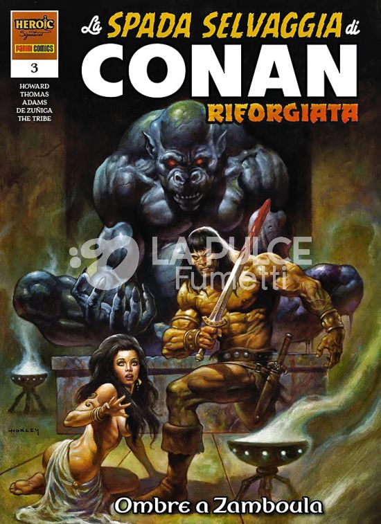 LA SPADA SELVAGGIA DI CONAN RIFORGIATA # 3: OMBRE A ZAMBOULA